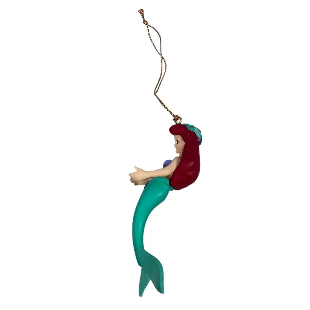 Vintage Disney The Little Mermaid Ariel Christmas Ornament Hanging Holiday Decor